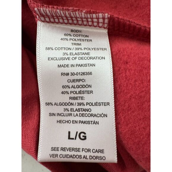Life is Good NWT Sz L Faded Red Happy Hour Fleece Hoodie - Picture 6 of 11